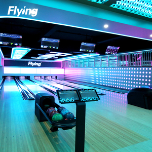 Máquina de Boliche Profesional Flying, Set de Pista de Boliche con Pinsetter de Cuerdas, Material Sintético de Madera, Boliche Familiar - Product Image 5