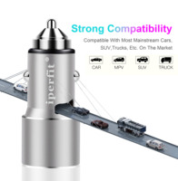 43W 2-Port USB-Auto ladegerät mit PD-Schnell ladung 3.0 und OTP-Schutz Supers chn eller 5V/3A-Ladeadapter für Samsung-Handys