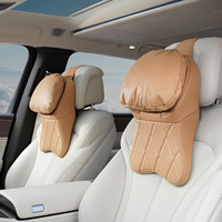 Appuie-tête et coussin de nuque de luxe pour voiture, coussin de soutien ergonomique en mousse à mémoire de forme pour la tête, le cou et les épaules, appuie-tête de voiture respirant