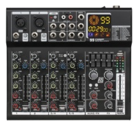6 Saluran Phantom 48V MR600 DSP Prosesor Multi Efek Digital Power Mini Metal Audio Mixer
