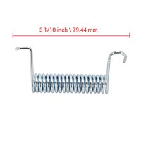 Ressorts de torsion personnalisables en acier inoxydable 316 de haute qualité, longs, petits, à double crochet, en spirale, pour usage automobile