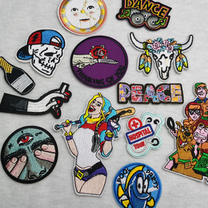 Patchs de chapeau pour camionneur Cool bricolage chapeau de créateur tissé Logo brodé complet fer sur broderie Badges patchs pour vestes vêtements - Product Image 5