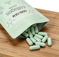 Capsule di Peptidi di Collagene in Confezione Pratica, Supporto per Idratazione e Riparazione della Pelle, Produzione Diretta, Etichetta Privata Personalizzata OEM