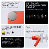 Nouveaux écouteurs sans fil CMF Buds Pro 2, autonomie de 43 heures, étanchéité IP55, suppression active du bruit, écouteurs intra-auriculaires