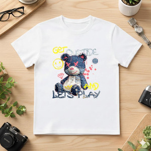T-Shirt Unisex 210GSM 100% Cotone, Casual con Stampa DTF, Traspirante e Resistente, Maglietta da Uomo - Product Image 1