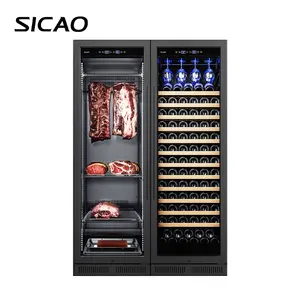 Large Capacity Commercial Use Meat Cured Sausage Aging Machine Wine And Dry Aging Refrigerator