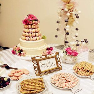 Tour à macarons en acrylique à 6 niveaux, <span class=keywords><strong>présentoir</strong></span> à plateau rond transparent, <span class=keywords><strong>présentoir</strong></span> à gâteaux en plastique, support à Dessert pour mariage et noël - Product Image 6