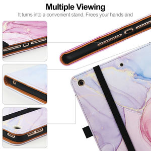 Coque pour <span class=keywords><strong>iPad</strong></span> 9e/8e/7e génération 10.2 pouces 2021/2020/2019 Premium cuir Business <span class=keywords><strong>Folio</strong></span> Multi-Angle Stand Tablet Case TPU - Product Image 6