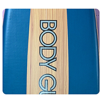 Planche de surf gonflable personnalisée en PVC et tissu à motif bois (WELLJION SB25005) pour sports nautiques océaniques, planche à pagaie sur mesure