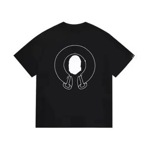 Dropshipping T-shirts pour hommes de qualité supérieure, décontractés, à manches courtes, surdimensionnés, streetwear, unisexe, pour la salle de sport, le sport - Product Image 3