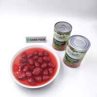 Fraise entière en conserve/Jarred en sirop de jus léger/moyen/élevé/naturel 530g/3000g