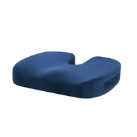 Coussin de siège carré pour voiture Coussin de siège en mousse à mémoire de forme pour tout endroit Coccyx Hanche Soulagement de la douleur pour les travailleurs assis longtemps Coussin de conducteur
