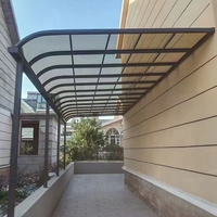 Auvent de pluie rétractable à bras pliable facile à utiliser, système haute résistance, cadre en aluminium, auvent de terrasse extérieur - Prix d'usine, vente chaude