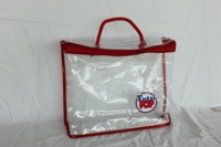 Sac d'emballage pour drap de lit, tissu pour rideau, sac d'emballage en plastique transparent, anti-poussière et anti-salissure, sac à fermeture éclair avec impression