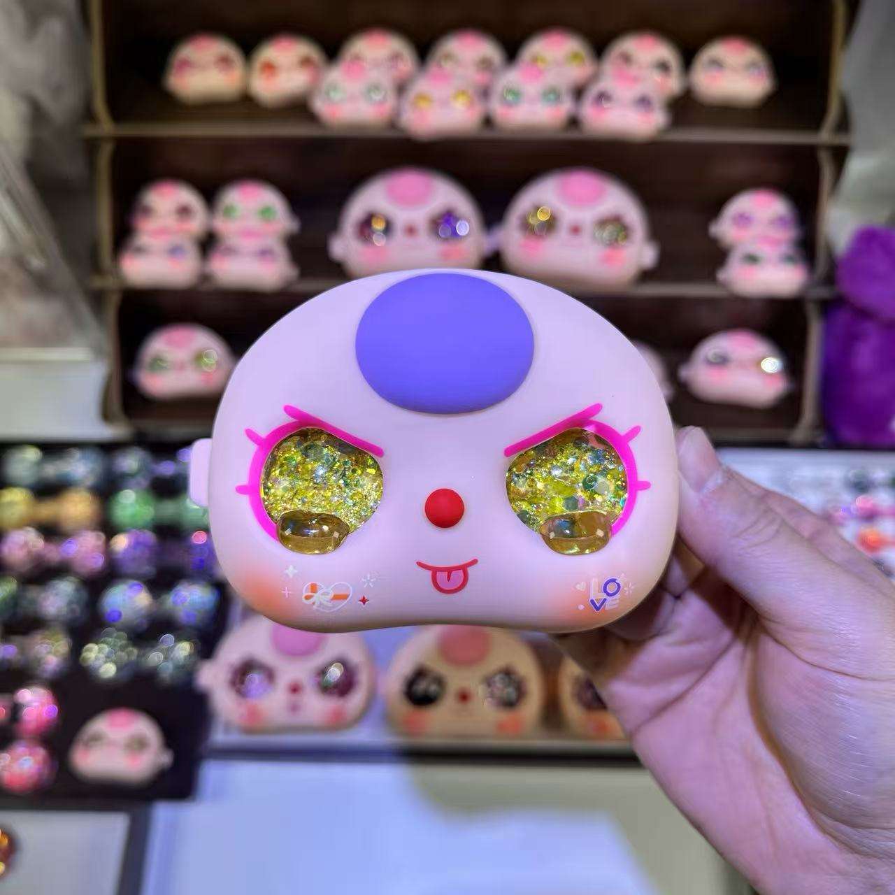 Ensemble jaune de 400 pièces - Nouvelle coque de protection violette pour le visage.