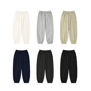 Nouveau pantalon de survêtement pour homme en coton lourd de qualité supérieure, logo personnalisé, streetwear, bodybuilding, entraînement en salle de sport, taille moyenne, décontracté - Product Image 5