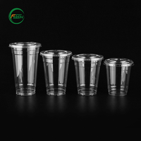 Gobelets en plastique PLA écologiques personnalisés avec logo, 7/10/12/16 oz, gobelets jetables pour boissons froides, pour mariage, fête, barbecue