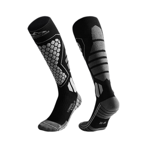 Chaussettes de compression chaudes d'hiver pour hommes et femmes, cyclisme professionnel, alpinisme et course à pied, chaussettes hautes jusqu'à la cuisse - Product Image 2