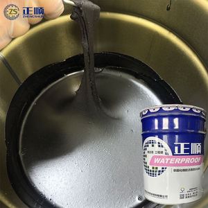 Non Curing <b>Rubber</b> Asphalt Coating for Superior Waterproofing on Roofs Walls Basements Concrete Surfaces - Product Image 1