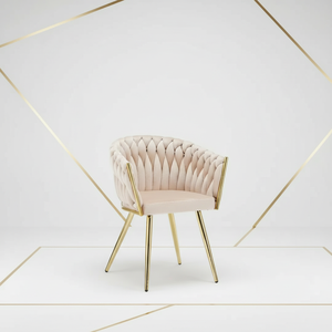<span class=keywords><strong>Fauteuil</strong></span> moderne en velours, faible MOQ, <span class=keywords><strong>pas</strong></span> <span class=keywords><strong>cher</strong></span>, mobilier de salle à manger de luxe moderne, <span class=keywords><strong>beige</strong></span> - Product Image 1