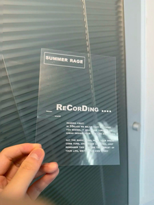 Pvc biglietto <span class=keywords><strong>da</strong></span> <span class=keywords><strong>visita</strong></span> personalizzato in plastica trasparente - Product Image 2