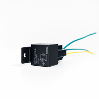 Relé Automotriz de 4 Pines, 12V, 40A, con Arnés de Cableado y Conector, Apto para Autos, Camiones, Motocicletas y Embarcaciones Marítimas