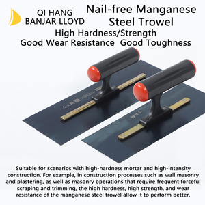 เกรียงฉาบสแตนเลสเกรดอุตสาหกรรมแบบ DIY ปรับแต่งได้ด้ามไม้200มม. ใบมีดคอนกรีต - Product Image 6