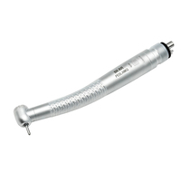 Pièce à main dentaire haute vitesse à bouton-poussoir, fixation rapide, 4 trous, acier inoxydable, couvercle arrière durable, fournitures pour cliniques dentaires
