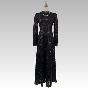 Abito da Sera di Lusso Modesto <span class=keywords><strong>con</strong></span> Paillettes Abaya Argento Dubai Vestito Maxi Musulmano Lungo da Festa per il Ramadan Abbigliamento di Design ODM - Product Image 6