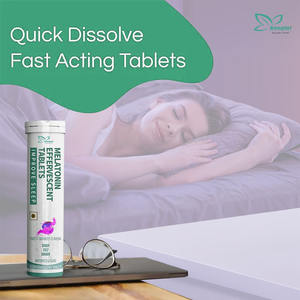 <span class=keywords><strong>Comprimés</strong></span> effervescents de mélatonine OEM ODM avec supplément d'extrait de camomille pour adultes favorisant un sommeil profond et un sommeil sain - Product Image 5