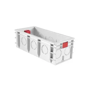 US Standard Internal Mounting Box Back Cassette for 118mm*72mm 3 ways Standard Wall Switch and USB Socket