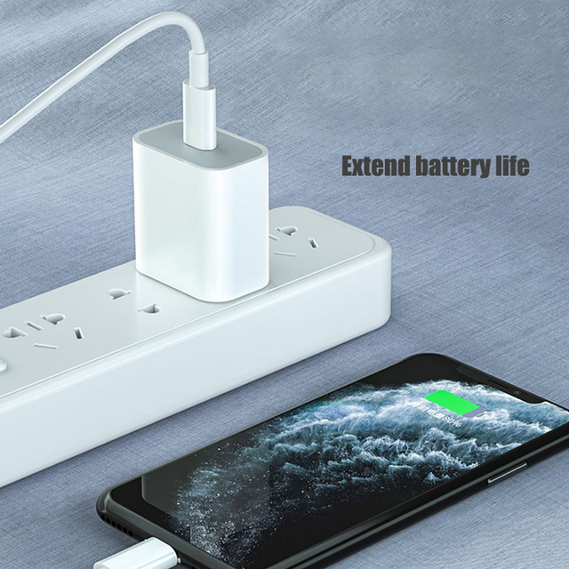 Mobile Charger USB Type-C PD 3.0 18W/20W AC/DC Wall Quick Charger with OTP/OVP/OCP Protection for Mobile Phone