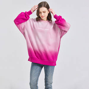 Custom Logo Bleah <b>Spray</b> Pullover Unisex Oversize Women's Fleece Eco-Friendly Breathable Spring Autumn Winter Long Casual 280g - Product Image 1