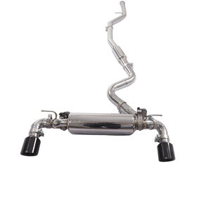 Escape de Acero Inoxidable 304 para <span class=keywords><strong>BMW</strong></span> Serie 3 320i 325i <span class=keywords><strong>328i</strong></span> 330i 340i N20 B48 B58 F30 <span class=keywords><strong>G20</strong></span> G28 2.0T 3.0T con Válvula y Silenciador Catback - Product Image 1