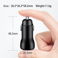 Chargeur de voiture électrique TKT 2026 PD, coque PC/ABS, charge rapide 38W Type-C & USB-A QC3.0, adaptateur de voyage pour téléphone portable et tablette