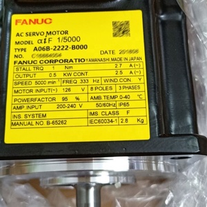 A06B-0222-B000 Accessoires du système de machine FANUC Moteur d'origine neuf avec garantie d'un an - Product Image 3