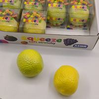 Jouet anti-stress en forme de citron de marque JY, de haute qualité, souple et extensible, en TPR, pour le bien-être sensoriel, modèle cadeau