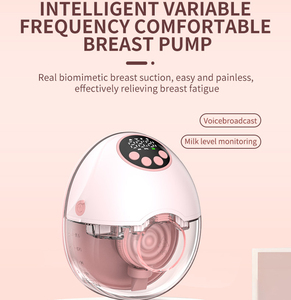 Tire-lait électrique portable et mains libres avec écran LED, 4 modes, 12 niveaux, batterie longue durée, en silicone, faible bruit - Product Image 3