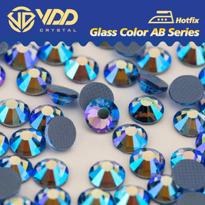 VDD 090 Lt. Saphir <span class=keywords><strong>AB</strong></span> SS6-SS30 Haute Qualité <span class=keywords><strong>Hotfix</strong></span> Verre <span class=keywords><strong>Strass</strong></span> Cristal Flatback <span class=keywords><strong>Strass</strong></span> Pierres Tissu Chaussures Vêtements - Product Image 2