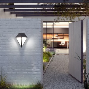 Lámpara de Pared LED Triangular para Exteriores GP-B079 para Hotel, Villa, Patio, Pasillo - Product Image 1