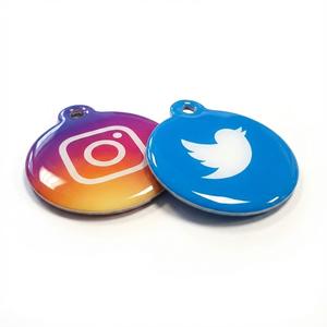 Llavero NFC para Compartir en Redes Sociales 13.56MHz RFID Impermeable de PVC PET Tarjeta de Visita para Reseñas de Instagram y <span class=keywords><strong>Google</strong></span> - Product Image 3