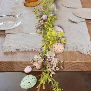 Pour <span class=keywords><strong>Amazon</strong></span> Pâques Simulation <span class=keywords><strong>Oeuf</strong></span> Rotin Vert Herbe Artificielle Plante pour Décoration Intérieure Tenture Arrangement De Vacances - Product Image 3