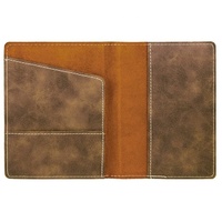 Dompet Paspor Kulit PU Berukir Laser dengan Slot Kartu, Penutup Dompet Perjalanan Tipis Logo Kustom 250+ Warna Grosir