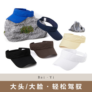 หมวกผ้าฝ้ายสีขาวป้องกันแสงแดดระบายอากาศได้กีฬากลางแจ้งหมวกลำลองสำหรับผู้ชายและผู้หญิง - Product Image 3