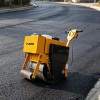 Rouleau compresseur hydraulique haute efficacité 200 kg, à conducteur marchant, à tambour unique