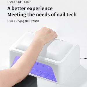 Nueva Lámpara de Uñas UV LED 2 en 1 <span class=keywords><strong>con</strong></span> Reposabrazos para Esmalte de Gel, Secador de Uñas de 72W <span class=keywords><strong>con</strong></span> 4 Temporizadores para Salón o Uso Doméstico - Product Image 2