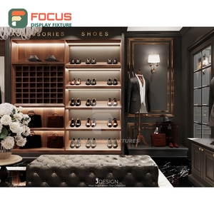 Modern Retail Project Chrome Metal Display Rack Oem Service Fashion Store - Product Image 4