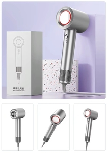 Secador de pelo eléctrico <span class=keywords><strong>Creade</strong></span> 1600W con Motor sin escobillas de alta velocidad 110000 RPM plástico de iones negativos para uso doméstico viaje Hotel - Product Image 4