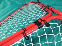 Rebondisseur de football pliable à 3 côtés en acier 131x30cm pour l'entraînement professionnel et les entraînements toutes saisons, but de football