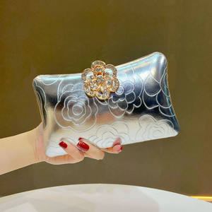 Luxury High-end Women's Evening bags Chains Diamond Flower <b>Wedding</b> Party Crossbody Bag Luxury Evening <b>Clutch</b> shoulder bag - Product Image 2